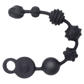 Boules anales vibrantes BEADS VIBES M 36 x 4.5cm 2