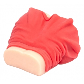 Masturbateur Fessier MINI SKIRT Vagin-Anus Rouge 2