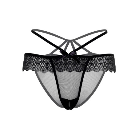 Culotte Tanga sexy Taylor Noire