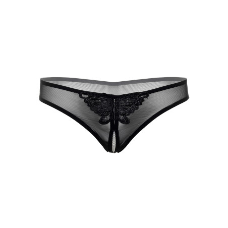 Culotte sexy avec perles Indra Noire
