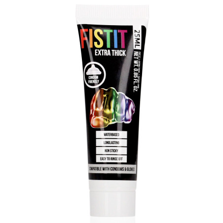 Lubrifiant Eau FIST IT Extra Thick Rainbow 25ml