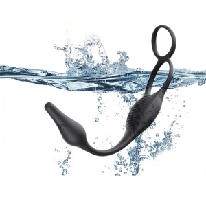 Ballstretcher et plug vibrant WEDIA VIBES de 7 x 2.6 cm