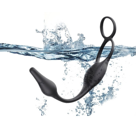 Ballstretcher et plug vibrant WEDIA VIBES de 7 x 2.6 cm