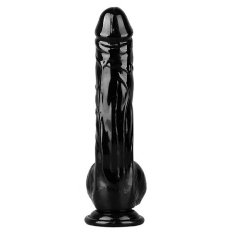 Gode réaliste PERCOCK 16 x 4cm Noir