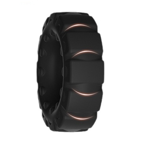 Cockring en silicone TIRE COCK 24mm Noir