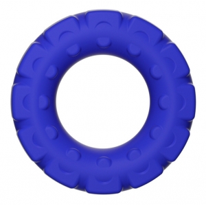 Cockring en silicone bleu TIRE COCK 24 mm