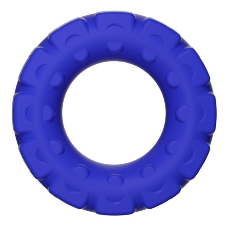 Cockring en silicone bleu TIRE COCK 24 mm