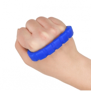 Cockring en silicone bleu TIRE COCK 24 mm