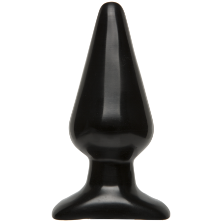 Butt Plug anal homme Smooth 12 cm Noir