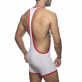 Singlet TAPE WRESTLING Blanc 2