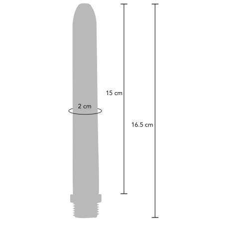 Embout anal pour lavement avant pénétration THE DRIZZLE 15 cm