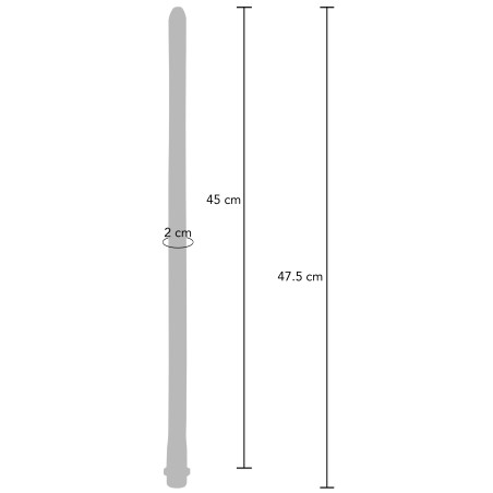 Long Embout de lavement THE GUSHER 45cm