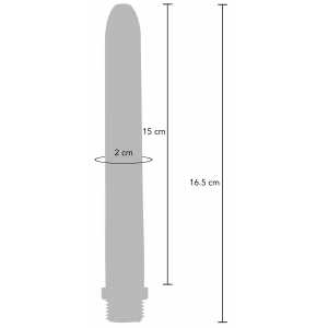 Embout de lavement avec flexible THE CLEANER 15 x 2cm