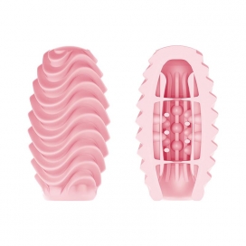 Masturbateur Oeuf DOUBLE-SIDED Rose 2