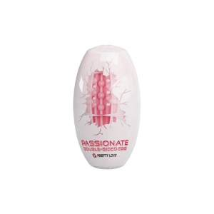Masturbateur Oeuf DOUBLE-SIDED Rose
