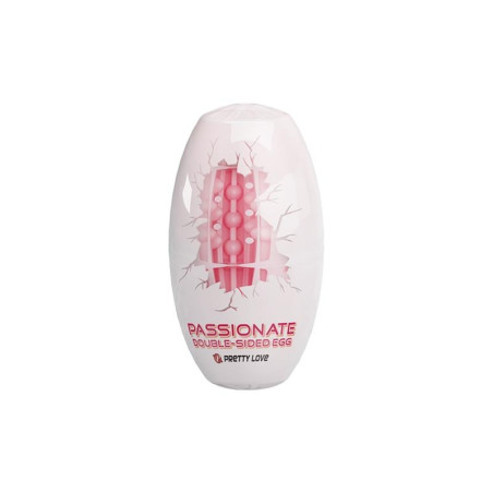 Masturbateur Oeuf DOUBLE-SIDED Rose