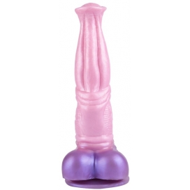 Gode cheval PINKY JUMP rose et violet19 x 4.5 cm 2