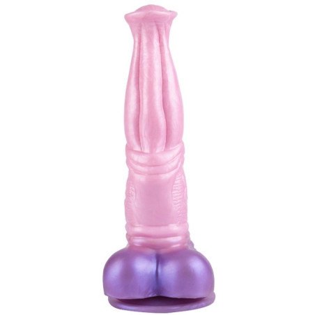 Gode cheval PINKY JUMP rose et violet19 x 4.5 cm
