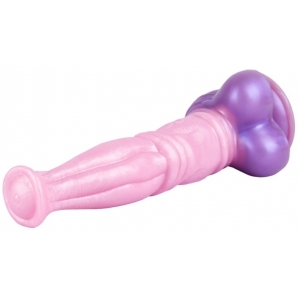 Gode cheval PINKY JUMP rose et violet19 x 4.5 cm