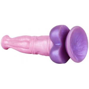 Gode cheval PINKY JUMP rose et violet19 x 4.5 cm