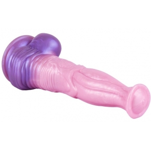 Gode cheval PINKY JUMP rose et violet19 x 4.5 cm