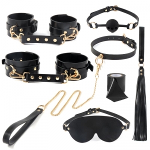 Kit d'accessoires Sm noirs avec sacoche 7 Pièces