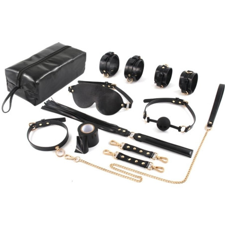 Kit d'accessoires Sm noirs avec sacoche 7 Pièces