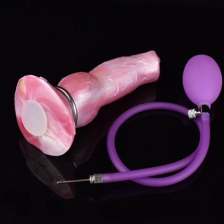 Gode gonflable Dog SHIATI pour gonfler dans l'anus