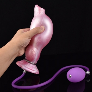 Gode gonflable Dog SHIATI pour gonfler dans l'anus