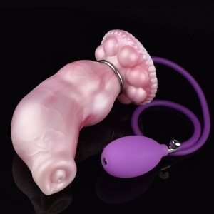 Gode gonflable Dog CAMIX - Largeur de 8 cm dans le cul !