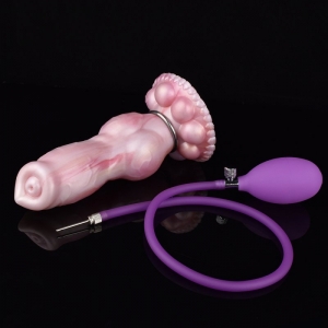 Gode gonflable Dog CAMIX - Largeur de 8 cm dans le cul !