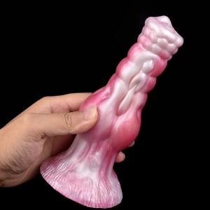 Gode gonflable forme Dog YOKI - Largeur de 5.5 à 7.5 cm
