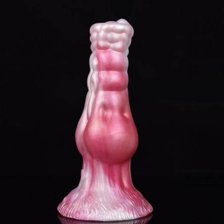 Gode gonflable forme Dog YOKI - Largeur de 5.5 à 7.5 cm