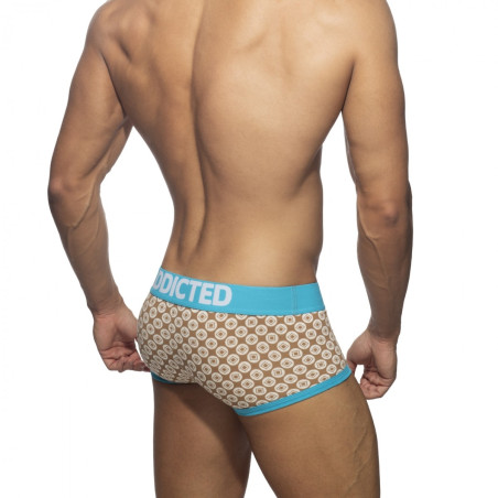 Boxer GEOMETRIC Marron-Turquoise