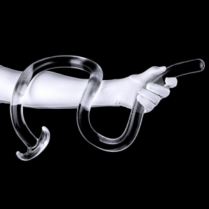 Gode long XXL GIANT SNAKE 100 x 3cm Transparent