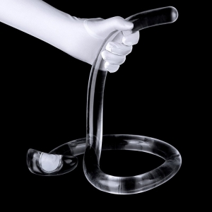 Gode long XXL GIANT SNAKE 1 Mètre Transparent
