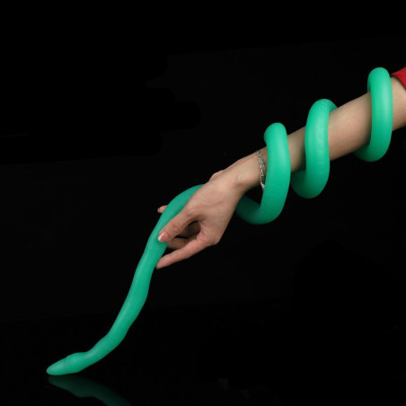 Gode long Serpent ULTRA SNAKE 120 cm Couleur verte