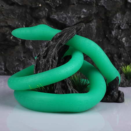Gode long Serpent ULTRA SNAKE 120 cm Couleur verte