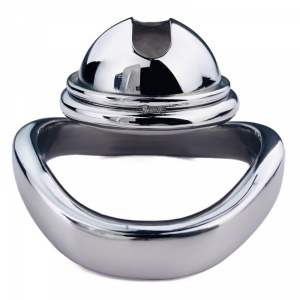 Cage de chasteté en métal SMALLY 3.5 x 3 cm de CockLock