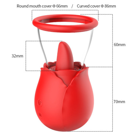 Sextoy pour l'anulingus TONGUS Succion et Langue