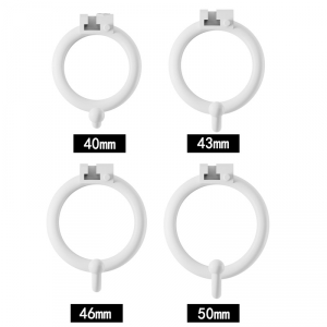 Cage de chasteté FILLY HOOK M 7.5 x 3.1 cm Blanche