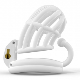 Cage de chasteté FILLY HOOK M 7.5 x 3.1 cm Blanche 2