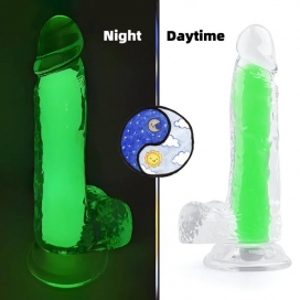 Gode phosphorescent COLOR GLOW Vert de ClearlyHorny