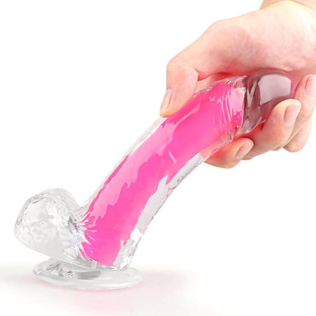 Gode phosphorescent COLOR GLOW Rose de ClearlyHorny