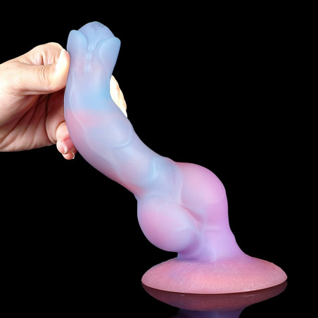Gode phosphorescent LUMY KORNY Unicorny 19 x 6 cm