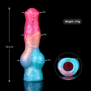 Gaine de pénis NOTT VERY DICK 18 cm Rose-Bleu