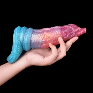 Gaine de pénis Monster YOSNEX 15 x 5 cm Rose-Bleu
