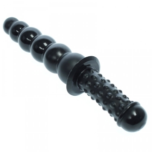 Gode avec poignée BEADS HANDLE de 21 cm