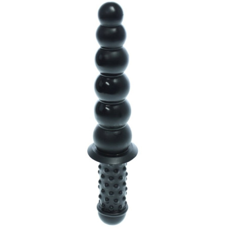 Gode avec poignée BEADS HANDLE de 21 cm