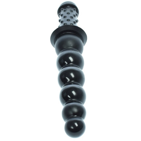 Gode avec poignée BEADS HANDLE de 21 cm